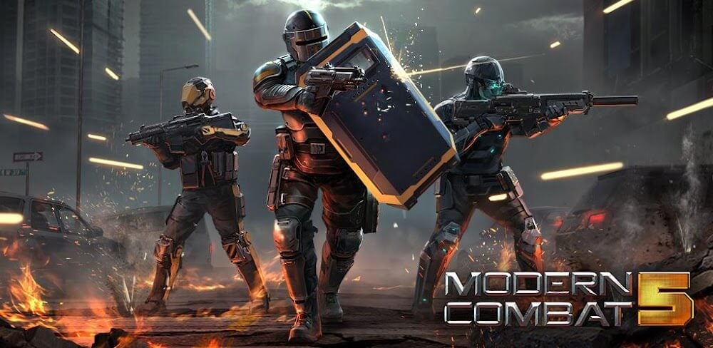 Modern Combat 5 v6.0.6a  MOD APK (Menu, God Mode, Antiban)