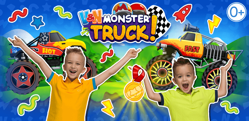 Monster Truck Vlad & Niki v2.2.1 MOD APK (Unlimited Gold, Gears)