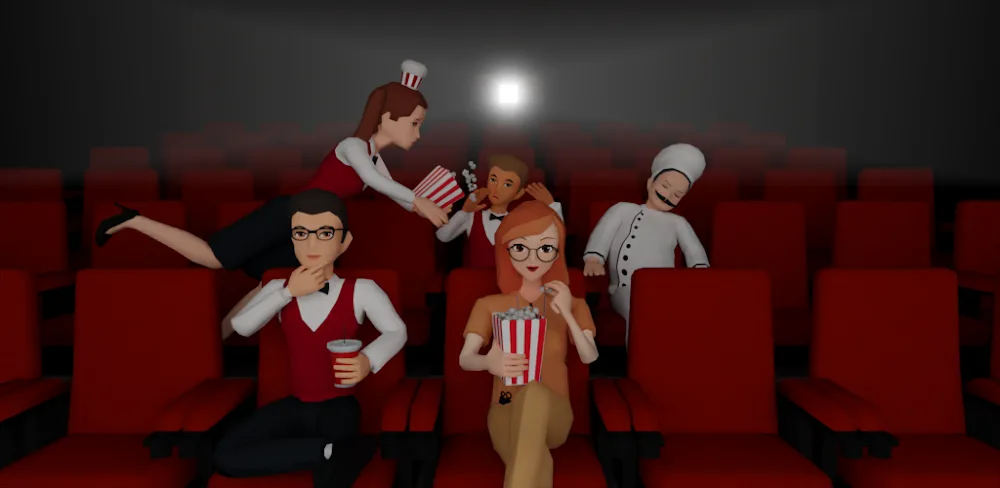 Movie Cinema Simulator v4.2.42 MOD APK (Unlimited Money, Crystals)