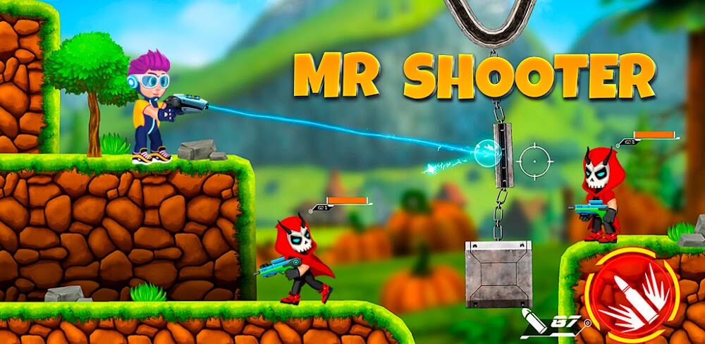Mr Shooter: Gun Shooting Game v1.55 MOD APK (Dumb Enemy)