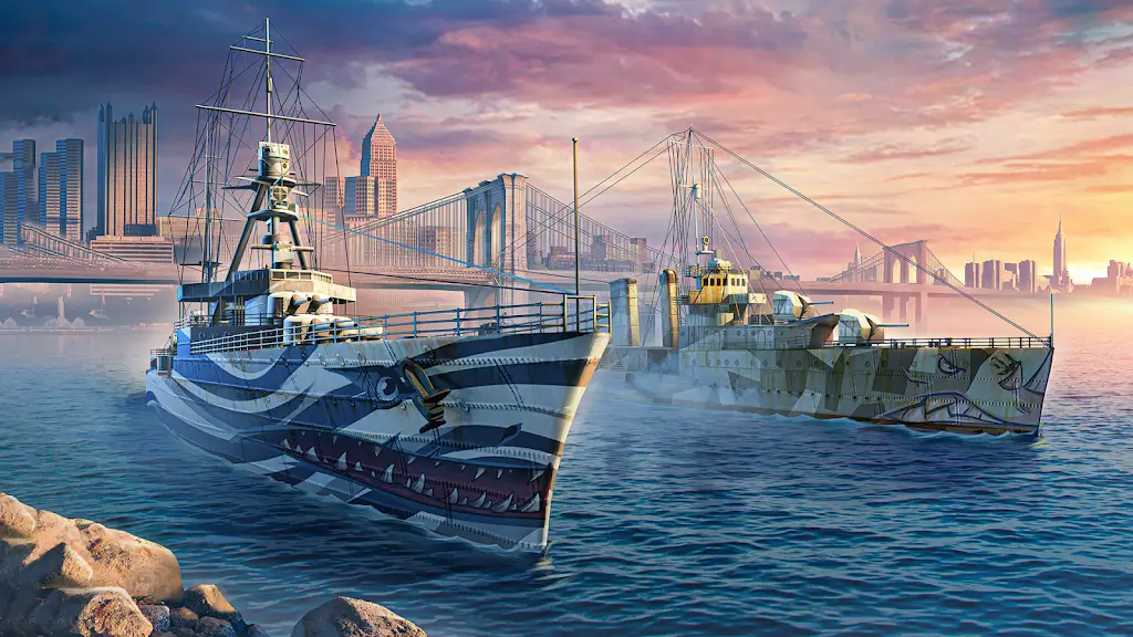 Navy War: Battleship v6.05.0 MOD APK (No Skill CD)