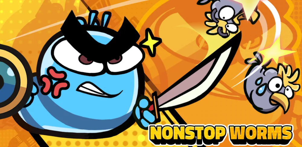 Nonstop Worms v1.3.4 MOD APK (Unlimited Money, Free Level Up)
