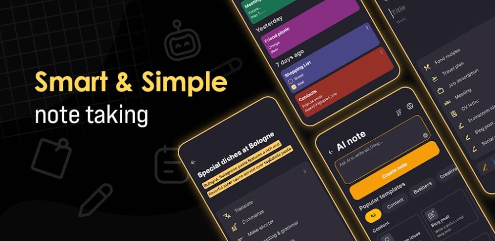 AI Note Taker v10.1.1 MOD APK (Premium Unlocked)