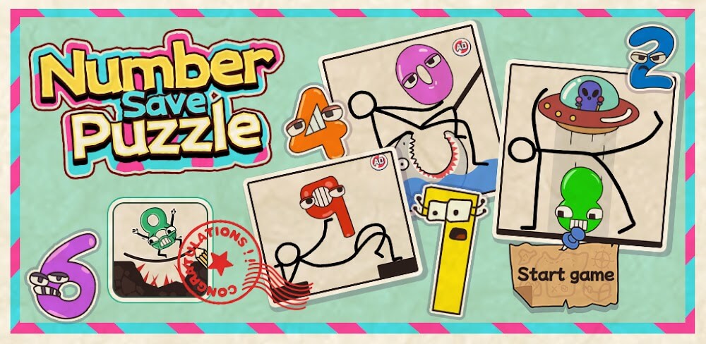 Number Save Puzzle v1.0.9 MOD APK (Free Rewards)