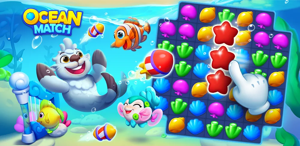 Ocean Match v3.3.4 MOD APK (Menu, Game Speed)
