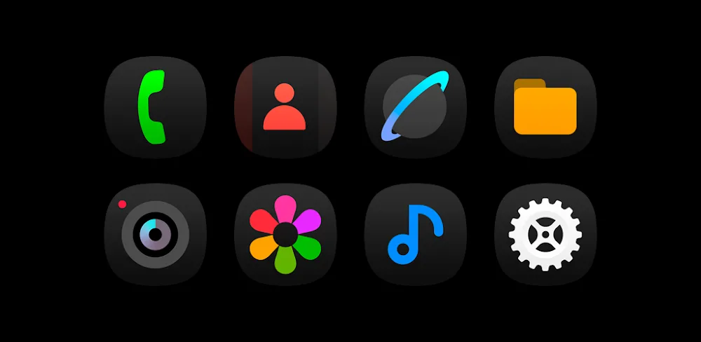 OnePro Dark – Icon Pack v1.4.9 APK (Full Version)