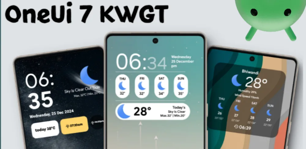 OneUi 7 KWGT v1.1.4 APK (Full Version)