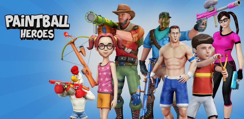 Paintball Shooting Game 3D v15.1 (One Hit, God Mode, Unlocked)