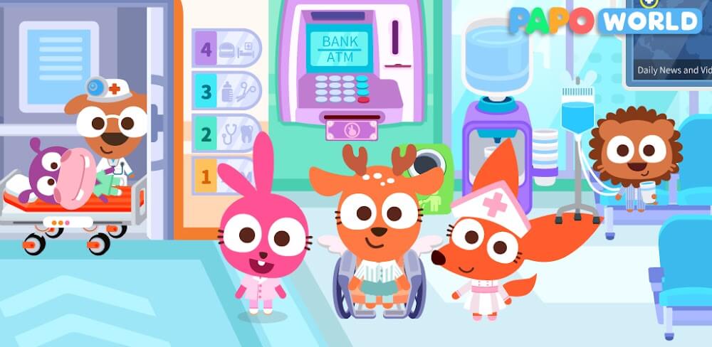 Papo Town: Hospital v1.4.1 MOD APK (Unlock All Content)