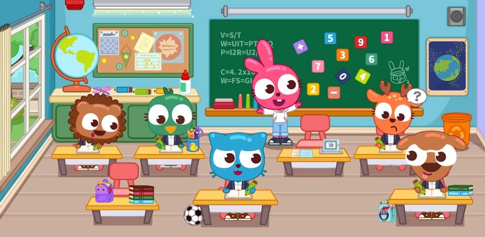 Papo Town School Life v2.1.2 MOD APK (Unlock All Content)