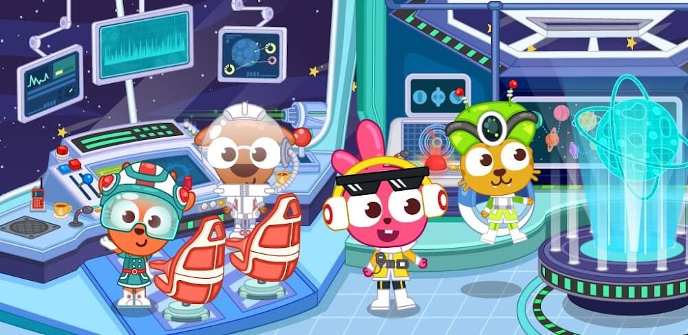 Papo Town Spaceship v1.2.1 MOD APK (Unlock All Content)