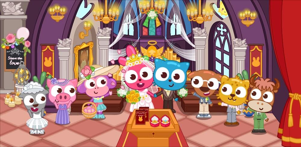 Papo Town Wedding Party v1.2.7 MOD APK (Unlock All Content)