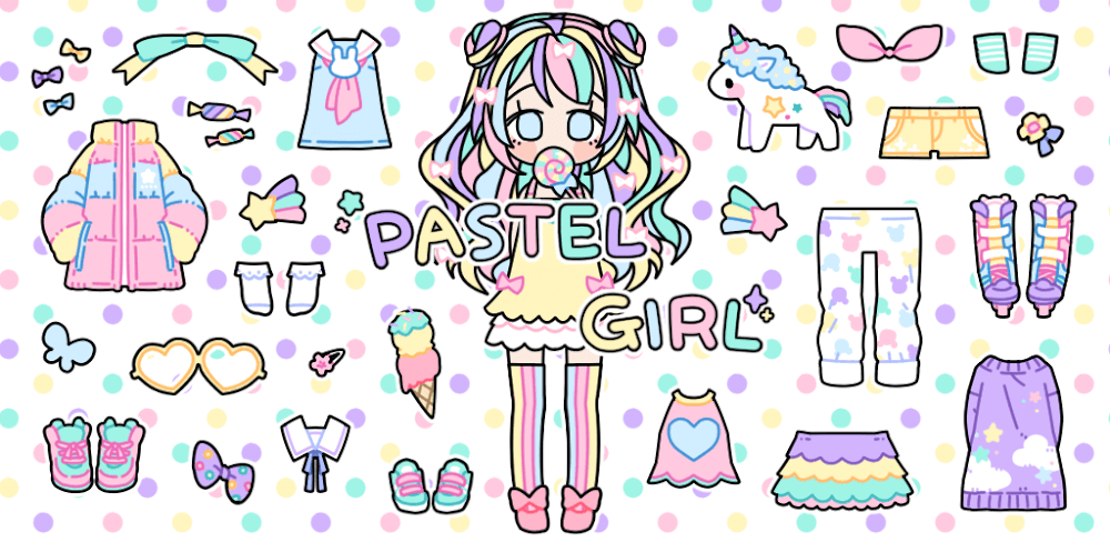 Pastel Girl : Dress Up v2.8.1 MOD APK (Free Purchase)