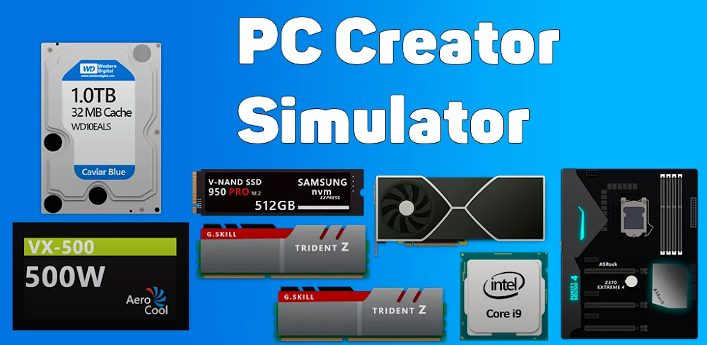 PC Creator Simulator v2.56d MOD APK (Free Purchases)