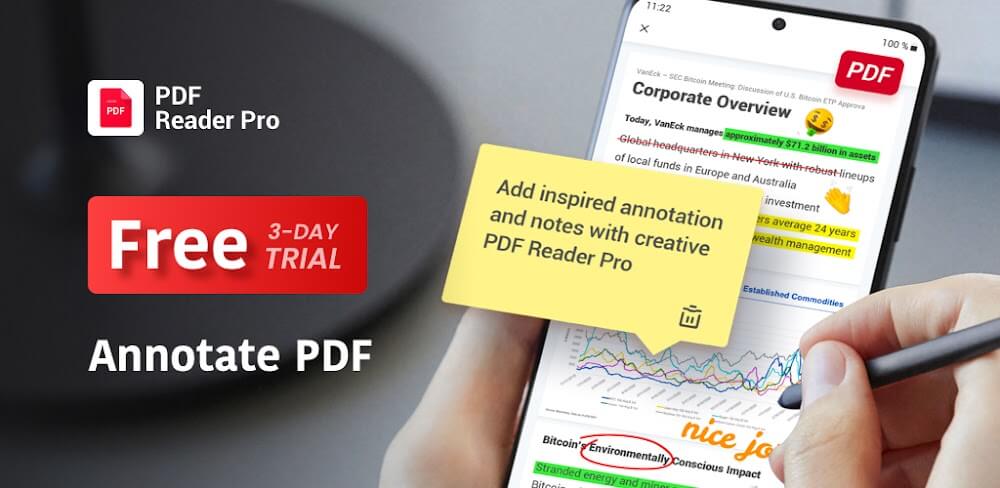 PDF Reader Pro v7.4.3 MOD APK (VIP Unlocked)