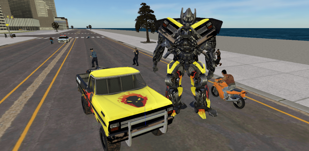 Pickup Truck Robot v1.8.4 MOD APK (Unlimited Upgrade Points)