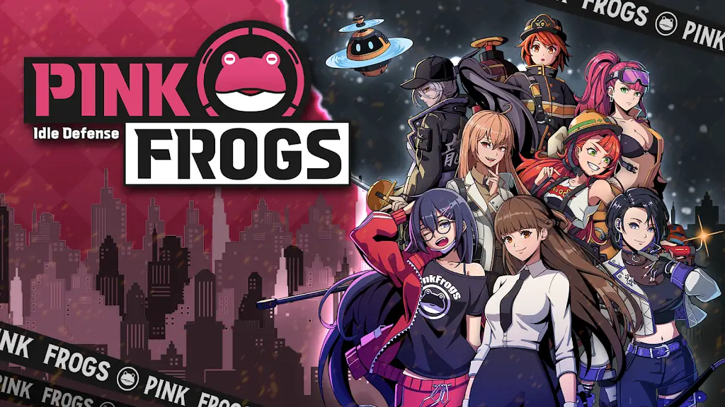 PINK FROGS: Idle Defence v55.0.1 MOD APK (Damage & Defense Multiplier, God Mode)