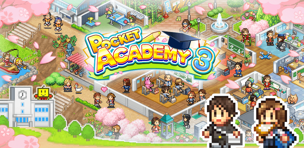 Pocket Academy 3 v1.3.8 MOD APK  (Unlimited Money)