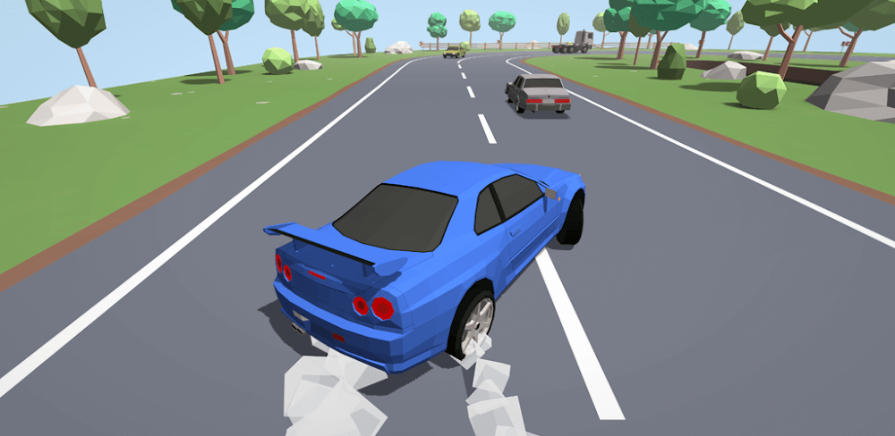 Polygon Drift v1.0.4.5 MOD APK (Unlock All Cars, Unlimited Spins)
