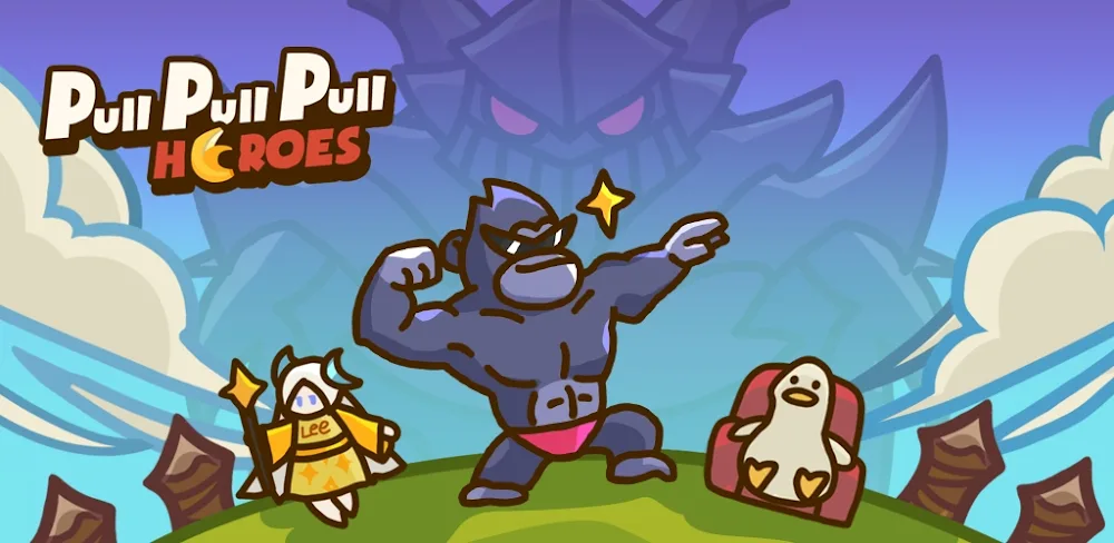 Pull Pull Pull Heroes v1.15.0 MOD APK (Menu, Dumb Enemy, Speed)