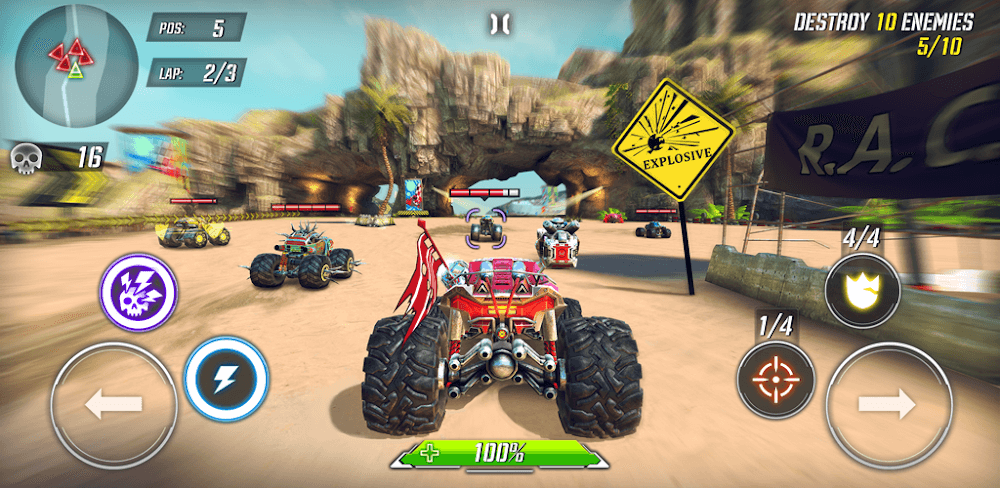RACE: Rocket Arena Car Extreme v1.4.10 MOD APK (Unlimited Money, Nitro)
