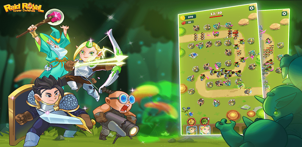 Raid Royal: Tower Defense v1.0.90 MOD APK (Unlimited Money, Battle Pass)