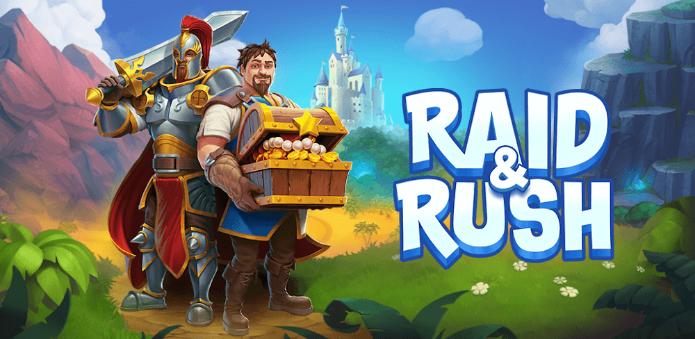 Raid & Rush v3.7.1 MOD APK (Damage, God Mode, Free Rewards)