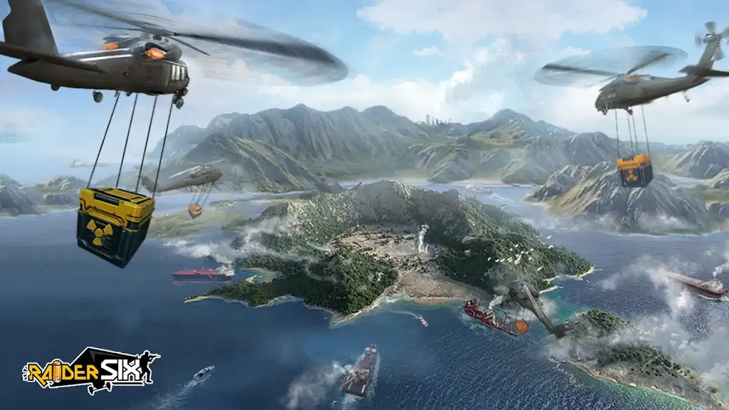 Raider SIX v1.0.22 MOD APK (Chams + Wireframe + Wallhack)