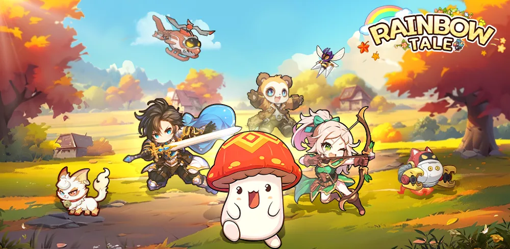 RainBow Tale v16.0.0 MOD APK (Menu, Damage, Defense Multiplier)