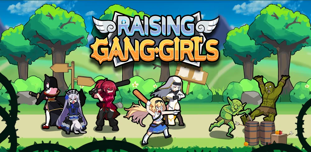 Raising Gang-Girls: Torment Mob v1.0.23 MOD APK (Unlimited Gem, Damage Multiplier)