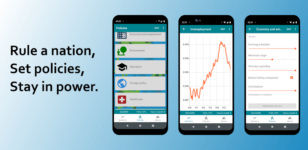 RandomNation Politics v2.0.17 MOD APK (Unlocked)