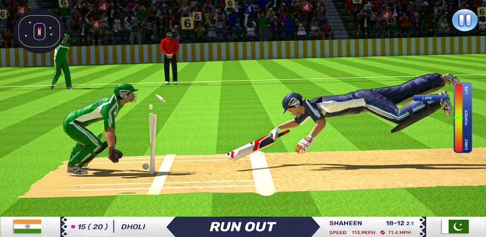 Real World T20 Cricket Games v1.0.32 MOD APK (Menu, Dumb Fielders, Always Out, No Ball)