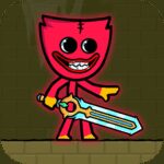 Red Stickman: Stick Adventure MOD APK v2.8.3 (Unlimited Hearts, Free Skins)