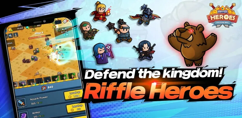 Riffle Heroes v1.2.18 MOD APK (Damage Multiplier, God Mode)