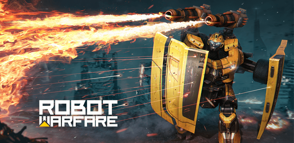 Robot Warfare MOD APK v0.4.1 (One Hit, Unlimited Ammo, No Reload)