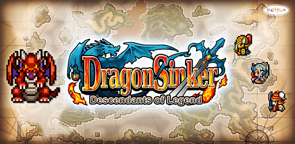 RPG Dragon Sinker MOD APK v1.1.4g (Unlocked Items, One Hit)