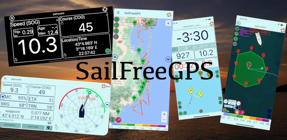 SailFreeGPS v5.0.3 MOD APK (Premium Unlocked)