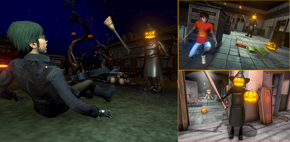 Scary Granny Escape Neighbor v1.1 MOD APK (Dumb Enemy)