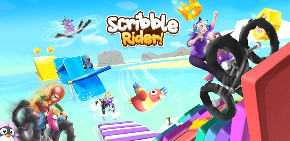 Scribble Rider v3.4.7 MOD APK (Unlimited Coins)