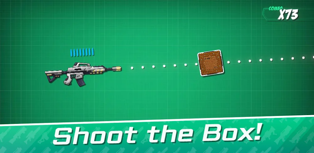 Shoot the Box: Gun Game v12.6.5 MOD APK (Unlimited Gold, No ADS)