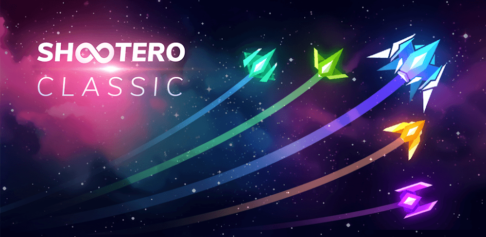 Shootero Classic Sky Shooter v1.2 MOD APK (Free Purchase, God Mode)