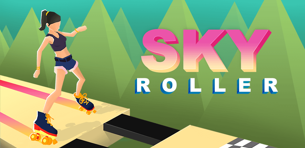 Sky Roller: Rainbow Skating v1.29.3 MOD APK (Unlock All Skins)