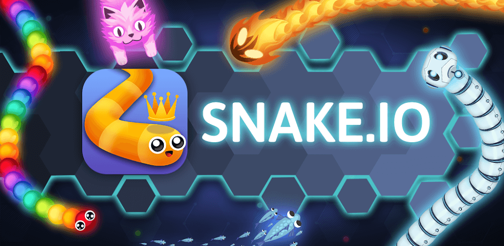 Snake.io v2.2.109 MOD APK (Unlocked Skins, Drone View)