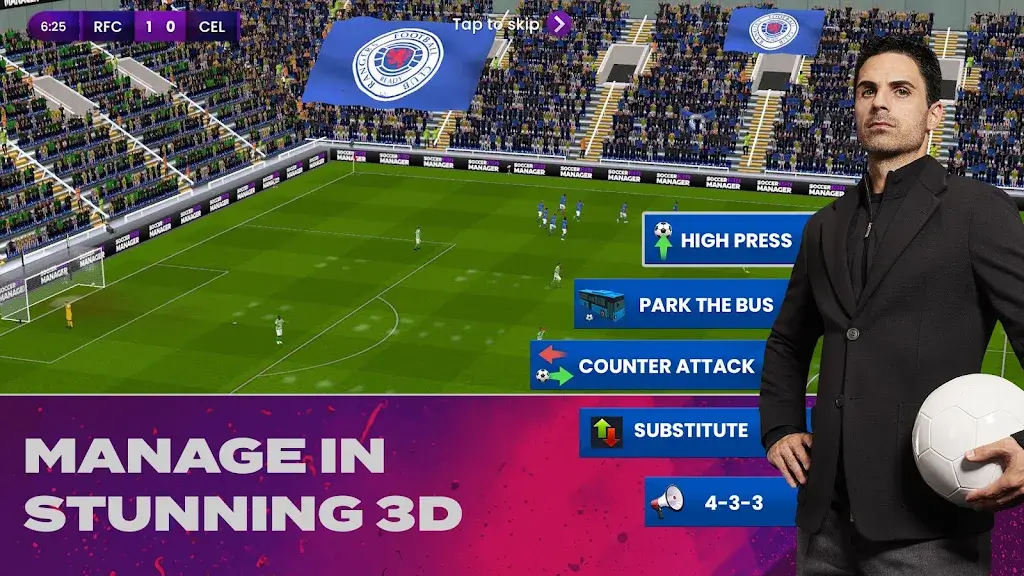 Soccer Manager 2024 v4.3.2 MOD APK (Mega Menu, No Ads)