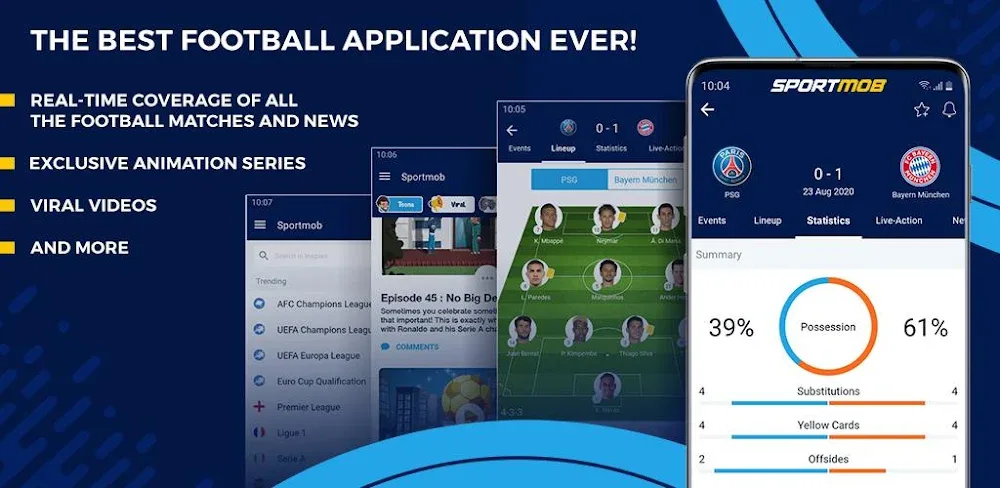 SportMob v3.4.0-gpr MOD APK (Premium Unlocked)