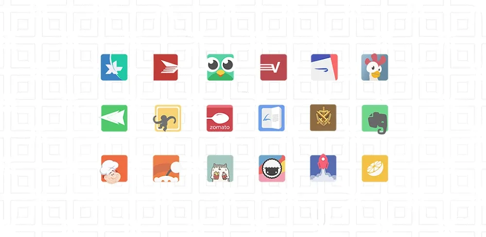 Squared – Square Icon Pack v5.4.0 APK (Full Version)