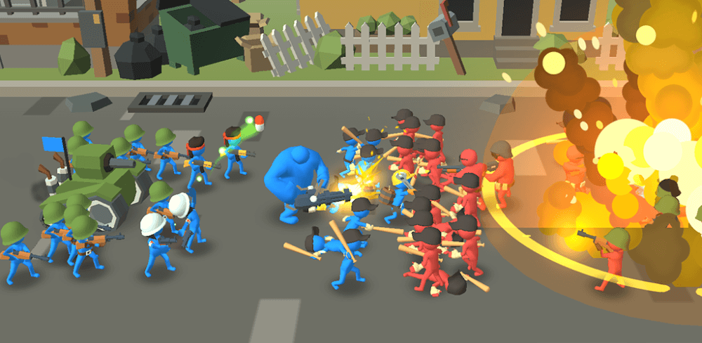 Stick Army: World War Strategy v1.5.4 MOD APK (God Mode, One Hit)