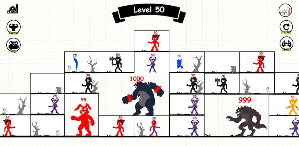 Stick Fight: Endless Battle v1.8.0 MOD APK (Unlocked All SKin)