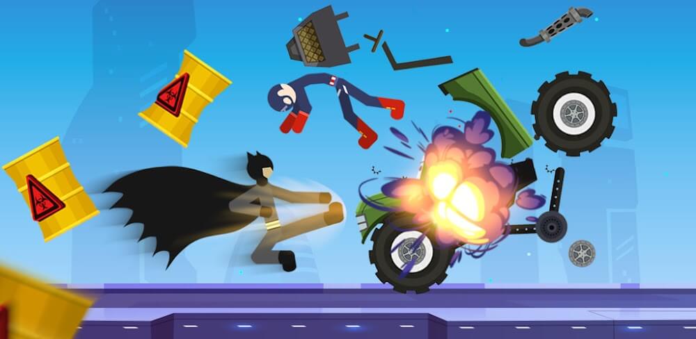 Stickman Break Ragdoll Bone v1.0.16 MOD APK (Unlimited Coin)