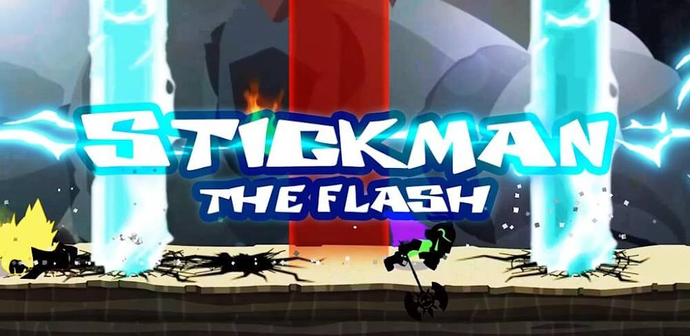 Stickman The Flash v1.78.24 MOD APK (God Mode, Unlocked Maps)
